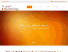 Tablet Screenshot of innovativeadvancement.com